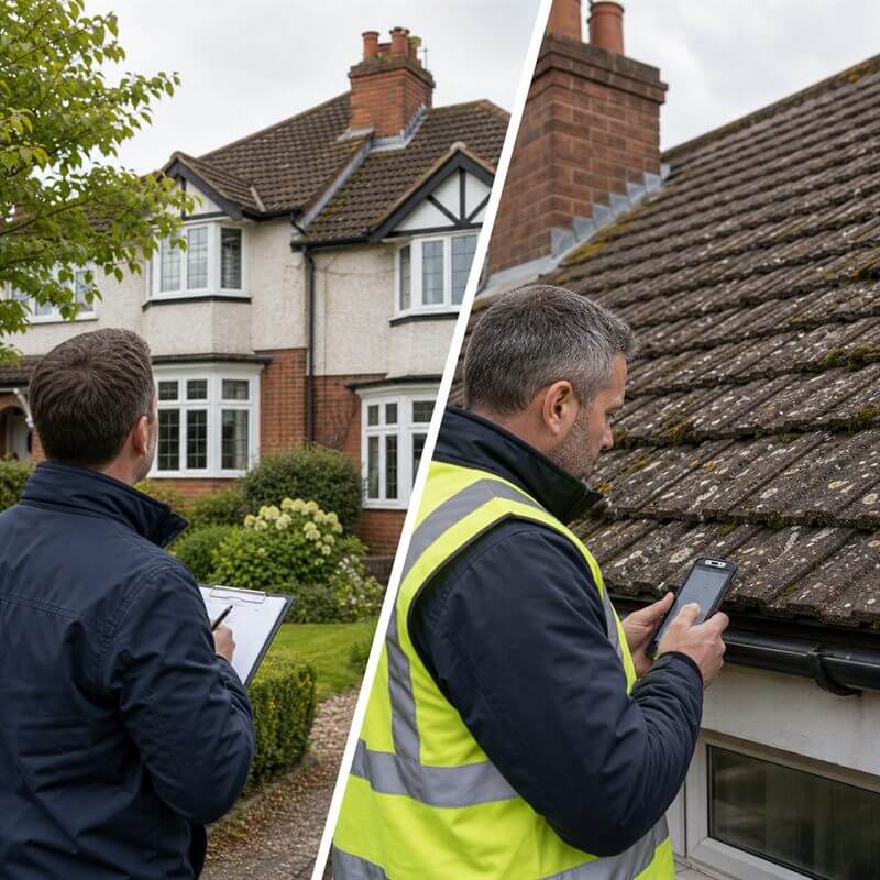 Roof Survey vs Homebuyer Survey: What's the Difference? guide image
