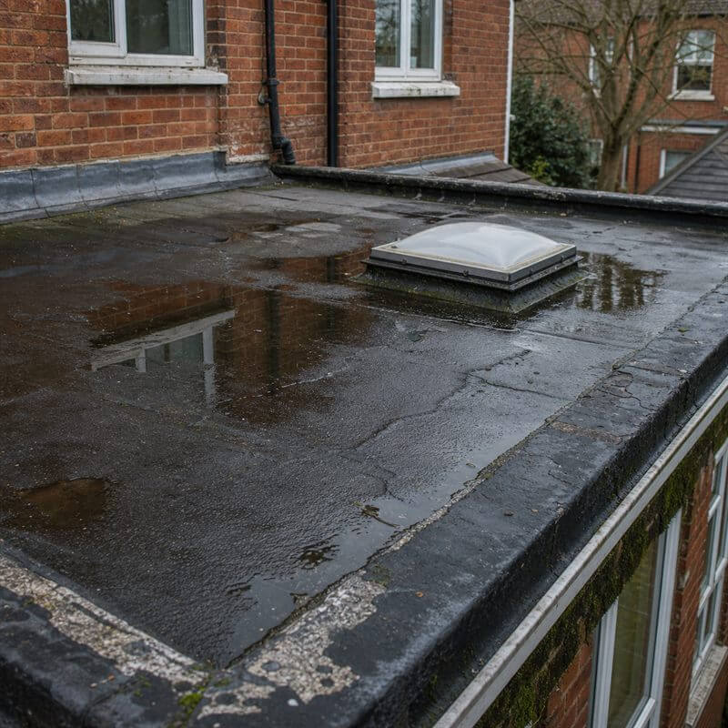 Survey Says the Flat Roof Needs Replacing guide image