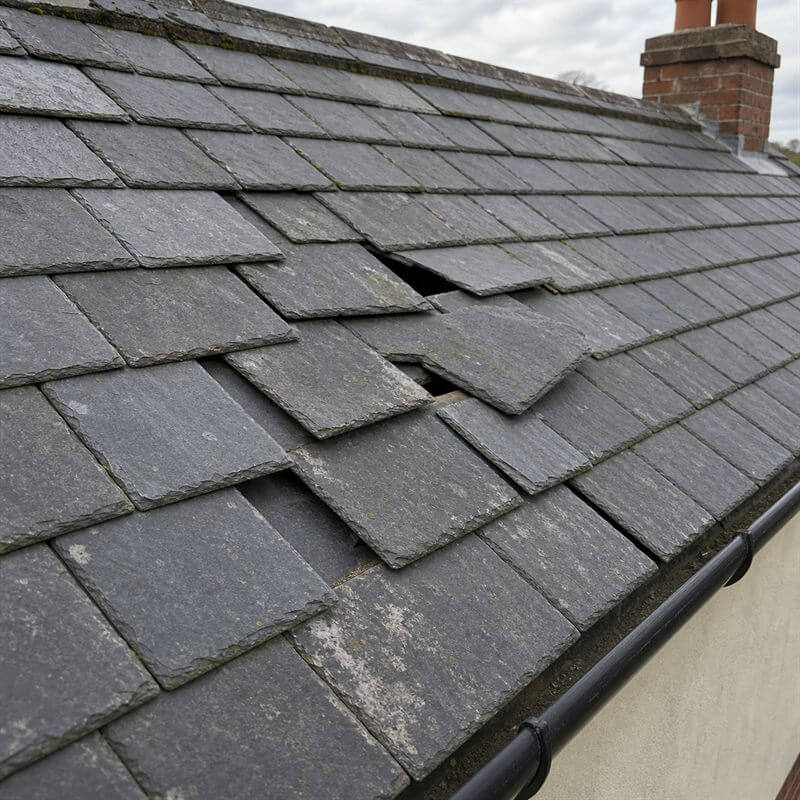 Survey Says There Are Slipped Slates guide image