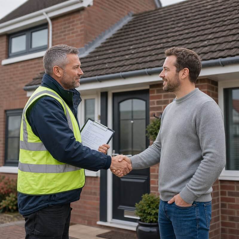 Homebuyer Survey Recommends a Roofing Contractor - What Next? guide image
